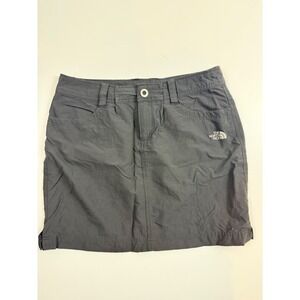 The North Face Womens Black Hiking Outdoor Skirt Shorts Hidden Liner Size Medium
